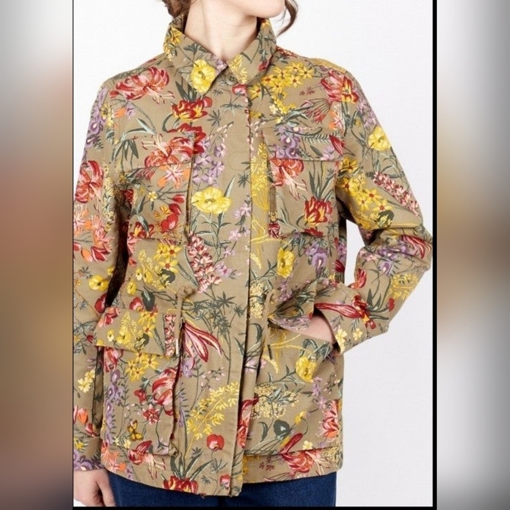 H&M Floral Utility Jacket 14